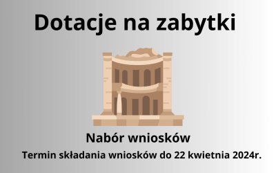 Dotacje na zabytki